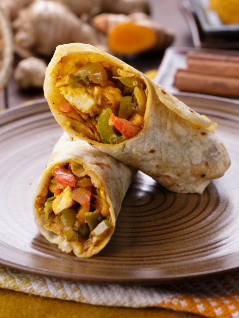 Paneer Tikka Wrap